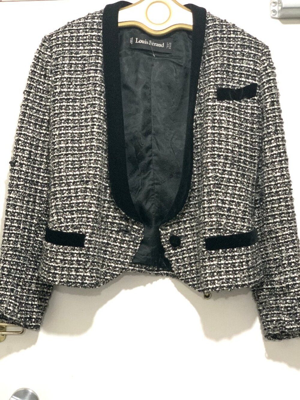 VINTAGE LOUIS FERAUD TWEED JACKETS SIZE 10